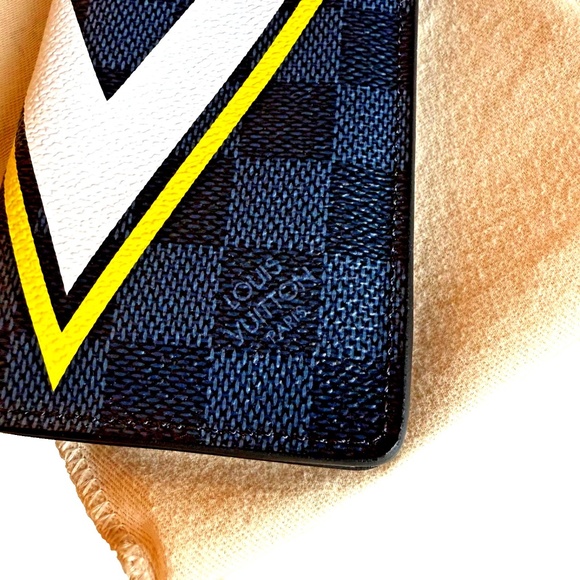 New Louis Vuitton Damier Cobalt America's Cup‎ 2017 Pocket Org/Wallet RARE - Picture 9 of 10